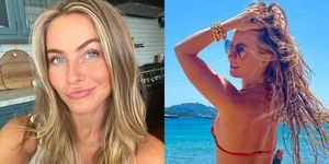 julianne hough posts red bikini instagram and celebrities including kate hudson commented on it