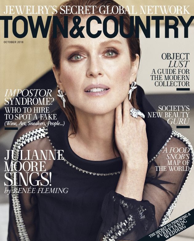 Julianne Moore Town and Country Magazine Cover 2018