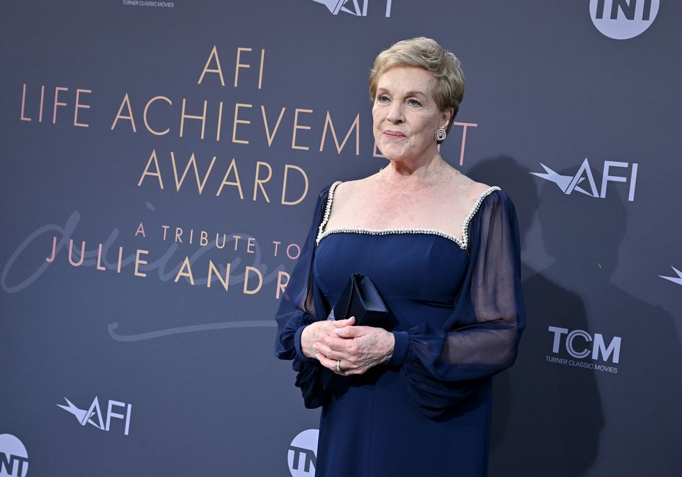hollywood, california   june 09 julie andrews attends the 48th afi life achievement award gala tribute celebrating julie andrews at dolby theatre on june 09, 2022 in hollywood, california photo by axellebauer griffinfilmmagic