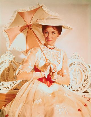 Julie Andrews stars as Mary Poppins in Disney's 1964 film. 