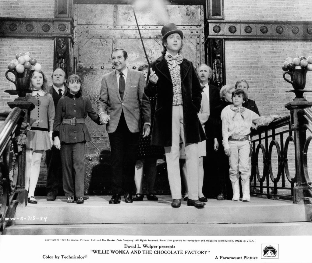 cast of willy wonka  the chocolate factory