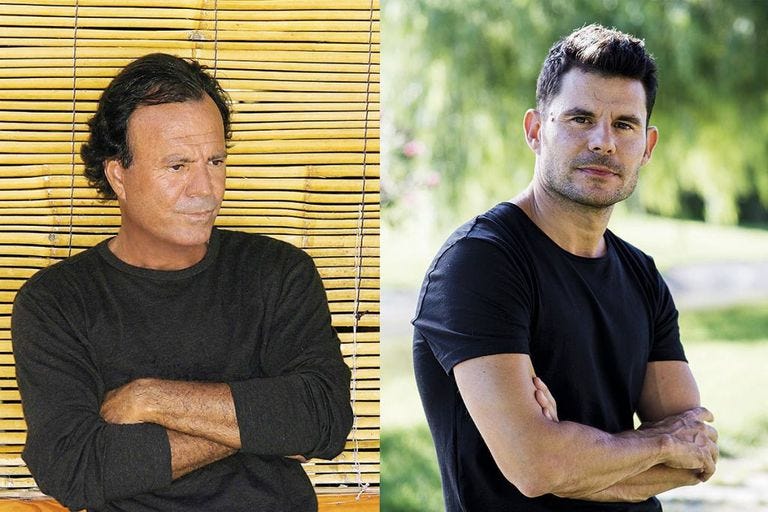 Julio Iglesias y Javier Sánchez Santos