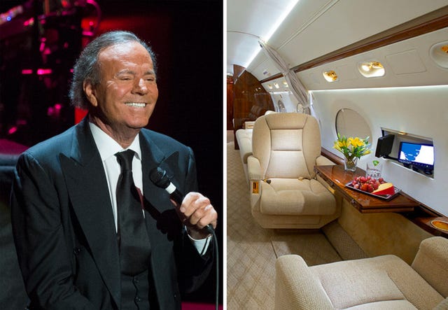 Jet privado de Julio Iglesias