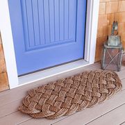 woven doormat from mystic knotwork