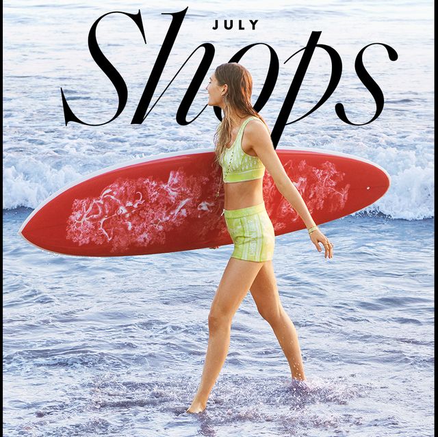 elle july shops swim crochet bag bikini