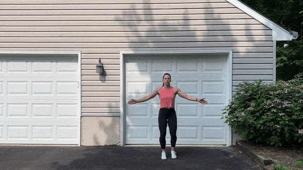 dynamic stretches jumping jack