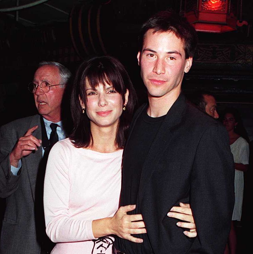 hollywood sandra bullock  keanu reeves at the premiere of speed at mann's chinese