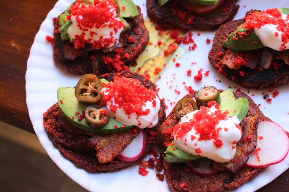 june struggles to concoct three courses—appetizer, entrée, and dessert—featuring flamin' hot cheetos