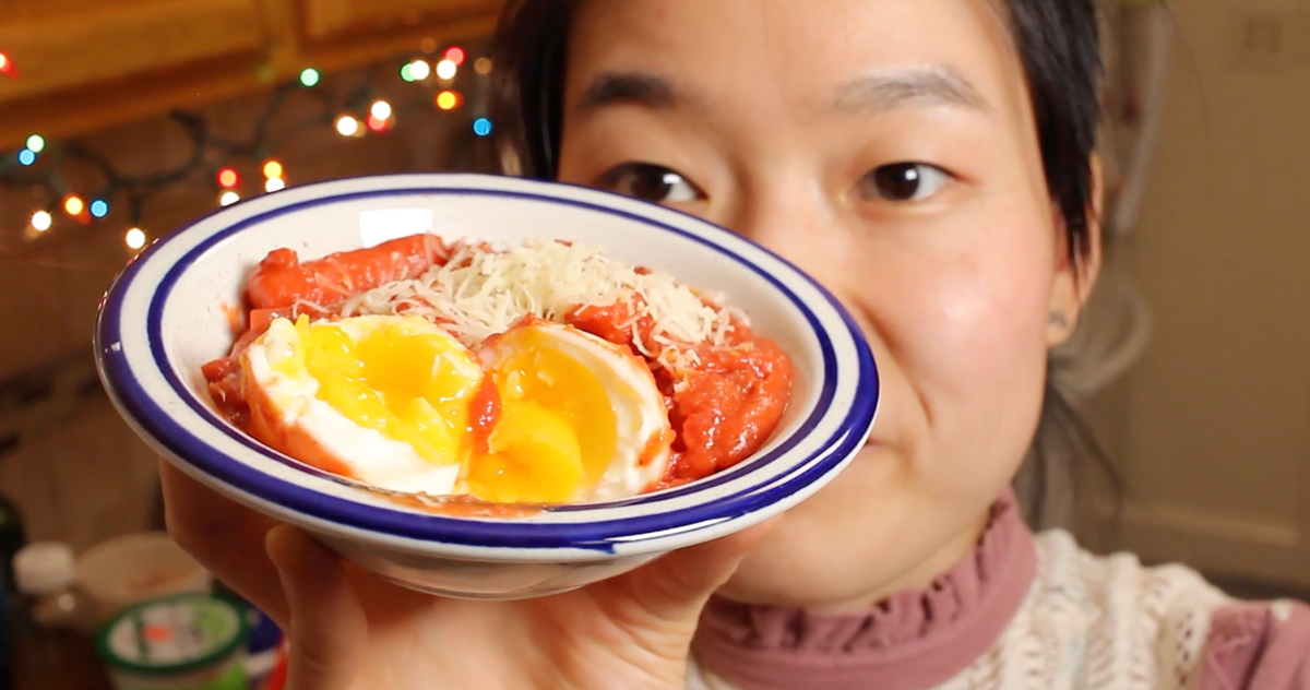 Video player poster image preview for June Makes A 3-Course Meal Featuring Flamin' Hot Cheetos
