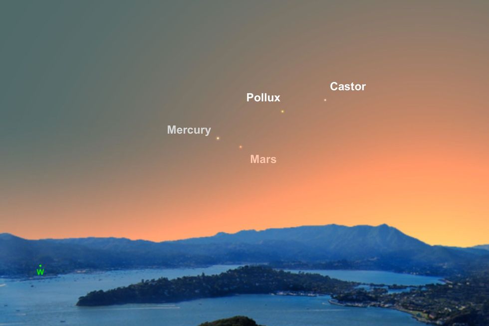 Op de avond van 23 juni zal Mercurius eenvoudiger zijn te spotten dan op enig ander moment in het hele jaar