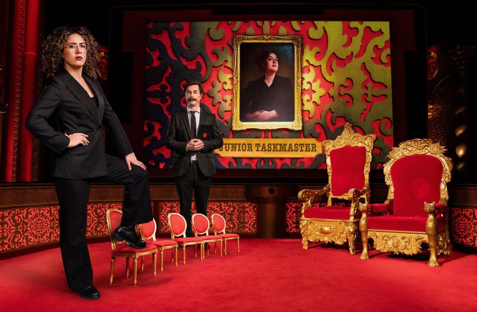 rose matafeo and mike wozniak, junior taskmaster