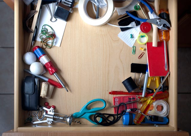 junk drawer clutter