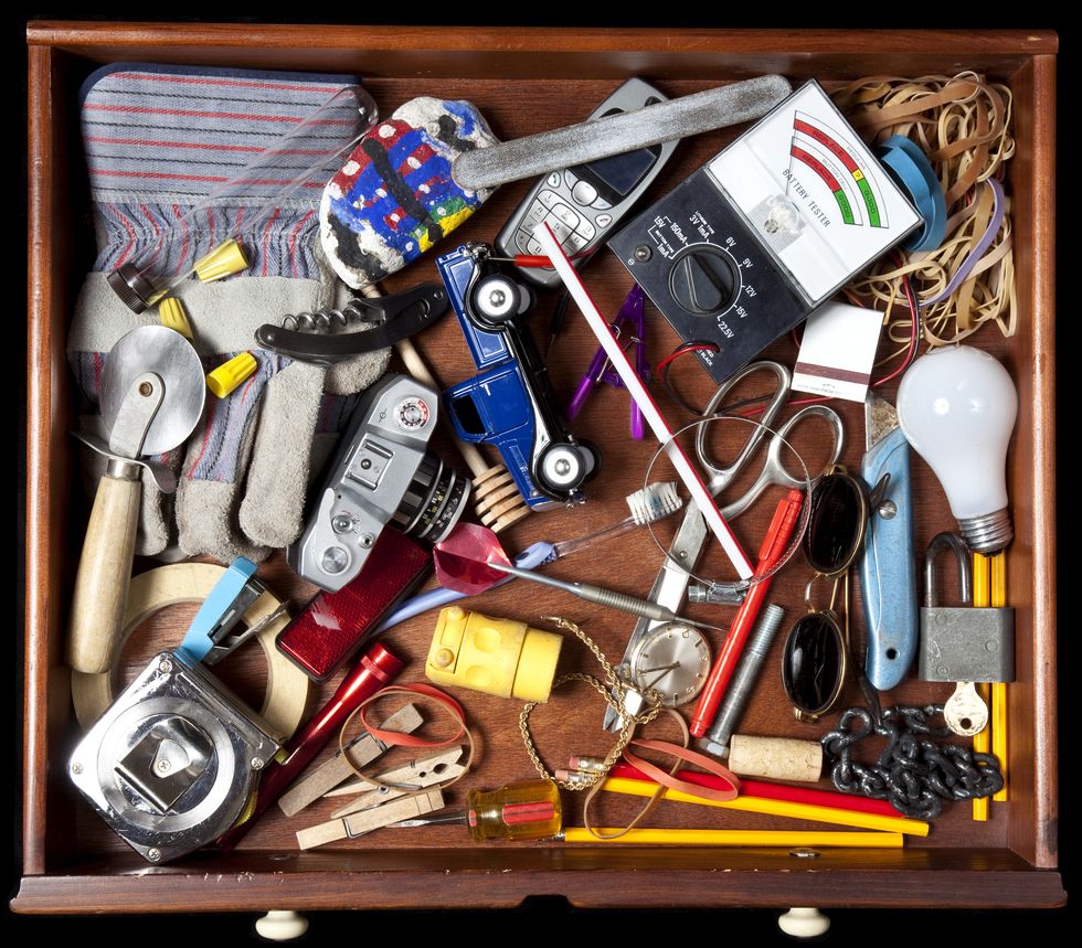 junk in a drawer