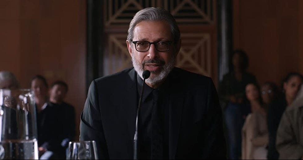 jurassic world el reino caído 2018, con jeff goldblum