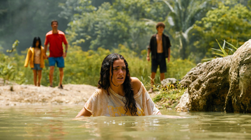 audrina miranda, luna blaise, manuel garcia rulfo and david iacono in jurassic world rebirth (2025)