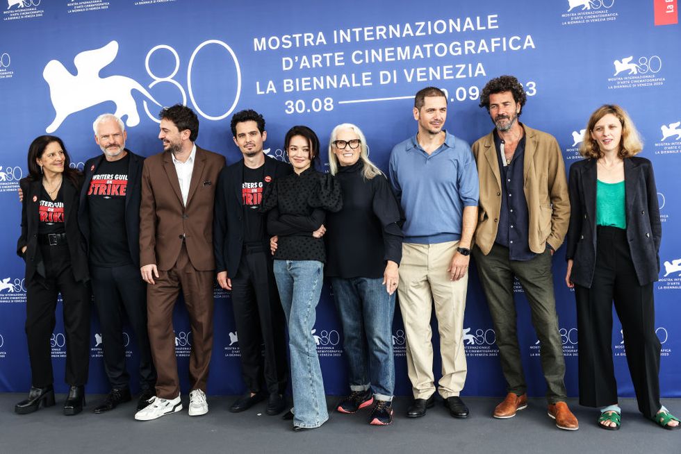venezia 80 jury photocall the 80th venice international film festival
