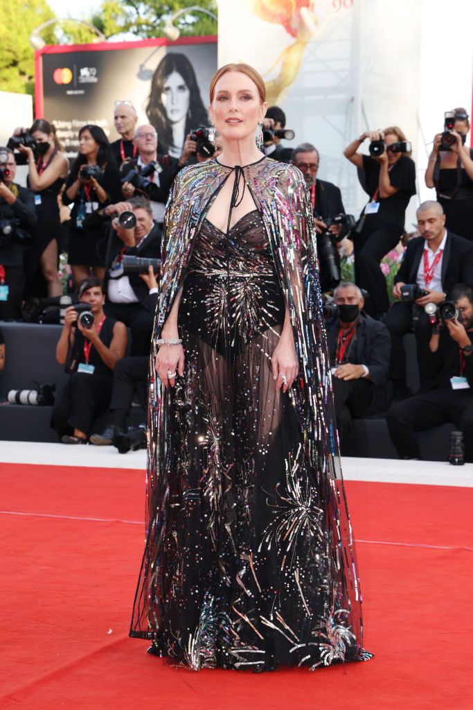 Julianne Moore in Gucci at the Venice Film Festival - Arrivals 79th Venice  - 3