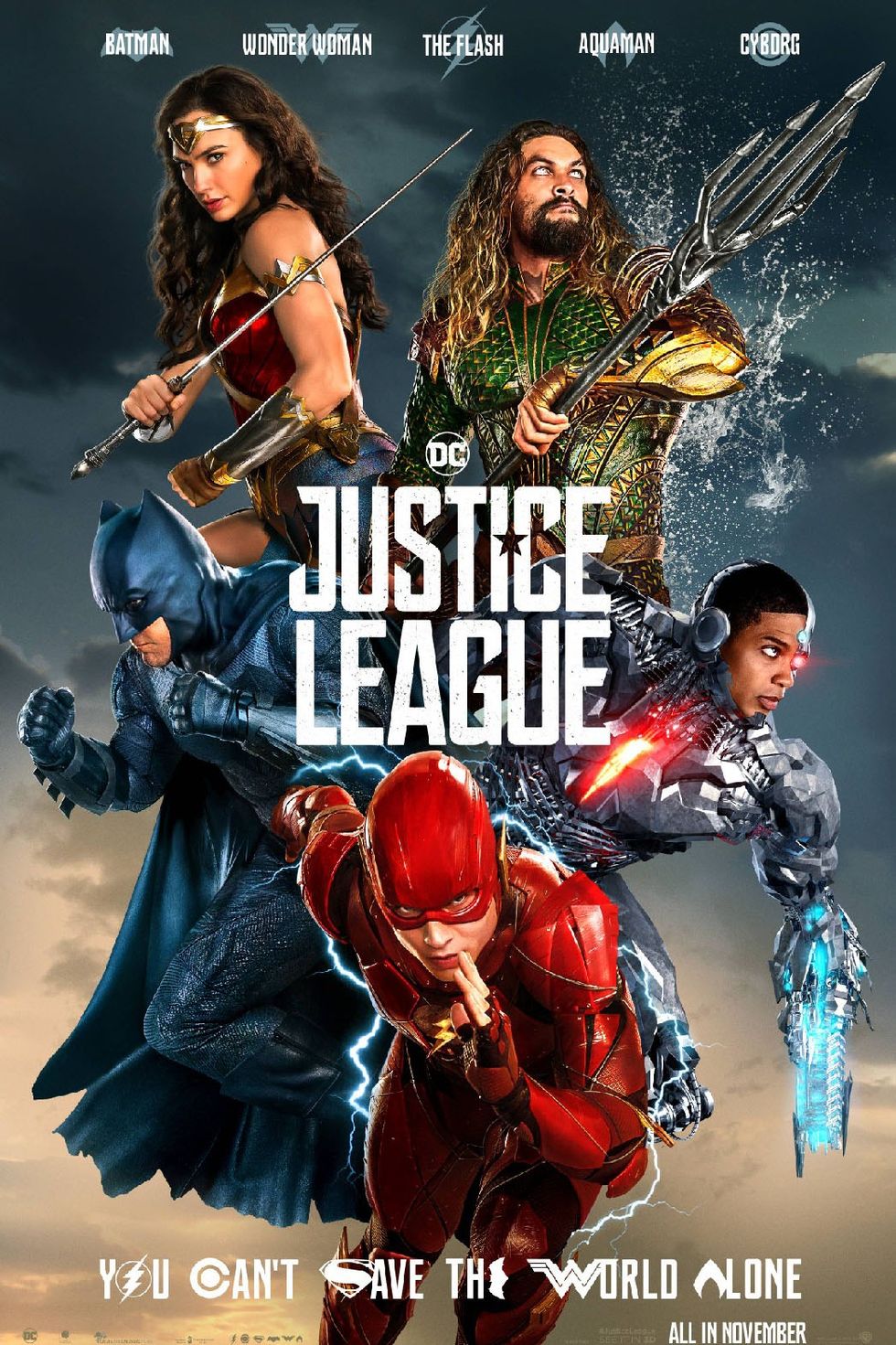 justice league poster