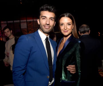 justin and emily baldoni at the premiere of lionsgate's five feet apart