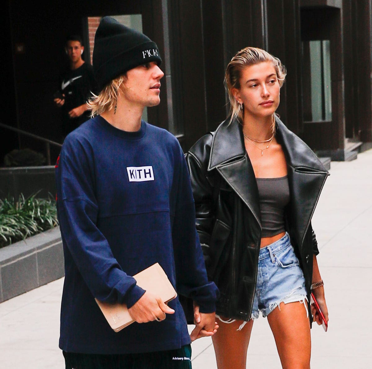 Justin Bieber and fiance Hailey Baldwin are spotted leaving