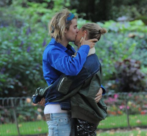 Justin Bieber And Hailey Baldwin Seen At St James Park In London