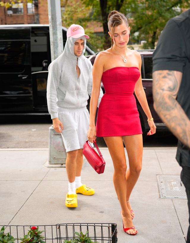 Hailey Bieber Addressed the “Visual Gag” of Her and Justin Bieber's Outfits