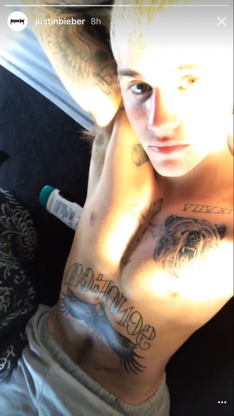 Justin Bieber gets his entire torso tattooed Check it out  Hindustan Times