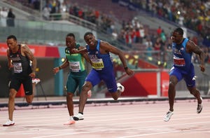 Christian Coleman, campeón mundial 100m lisos