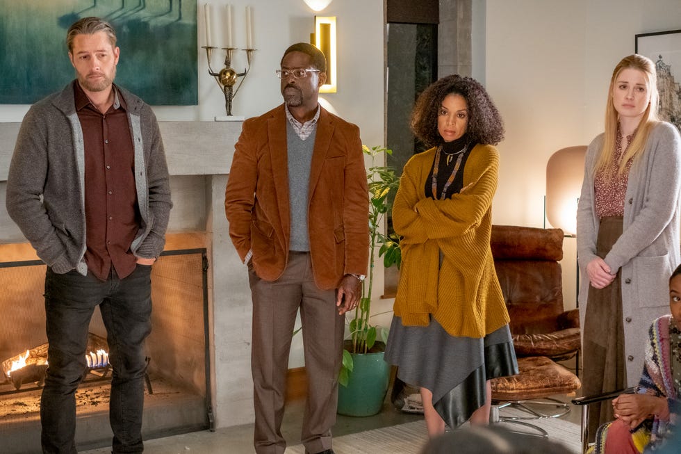 justin hartley as kevin, sterling k brown as randall, susan kelechi watson as beth, alexandra breckenridge, this is us, season 6