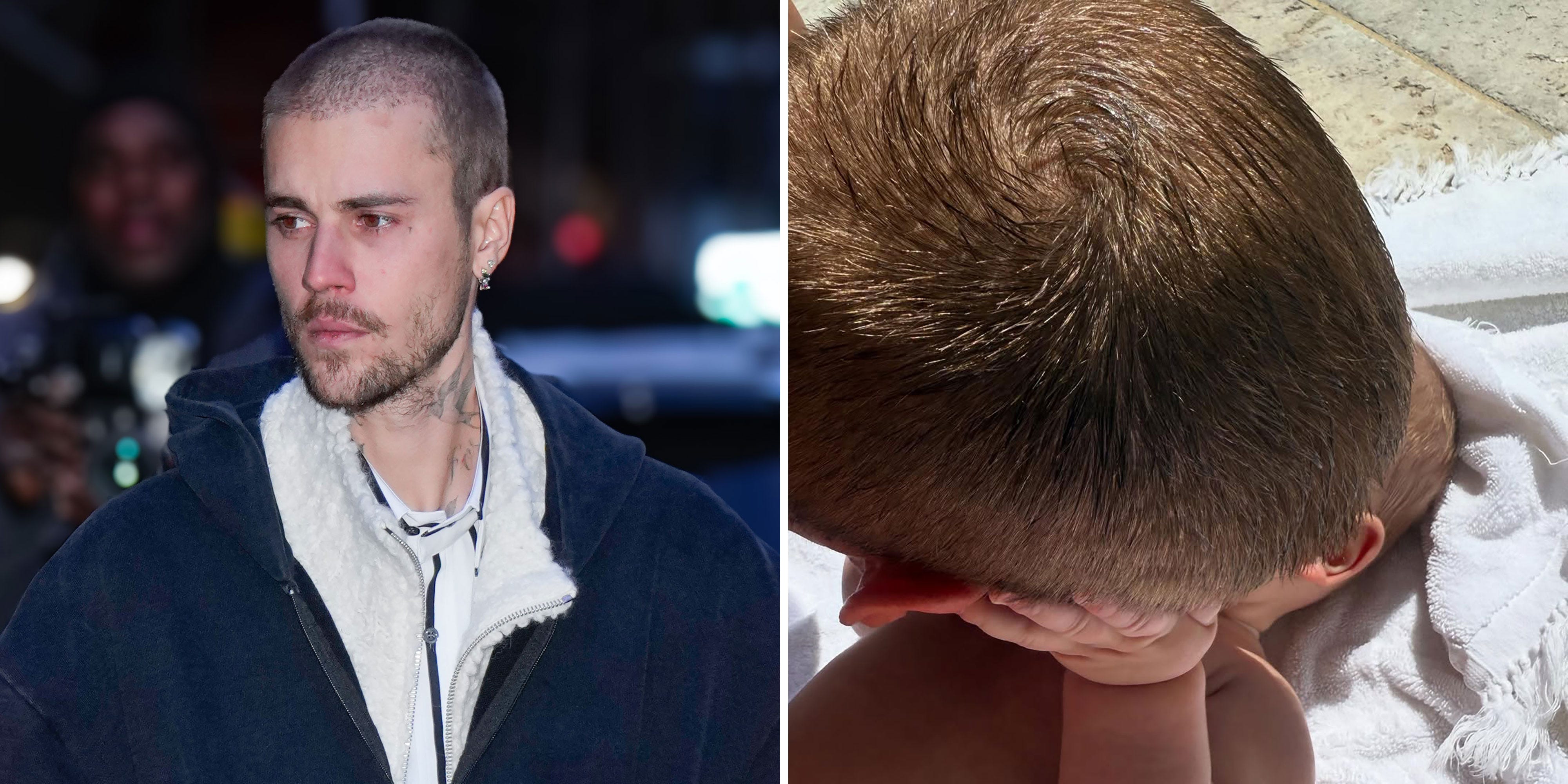 The singer showed how much his 7-month-old son has grown.