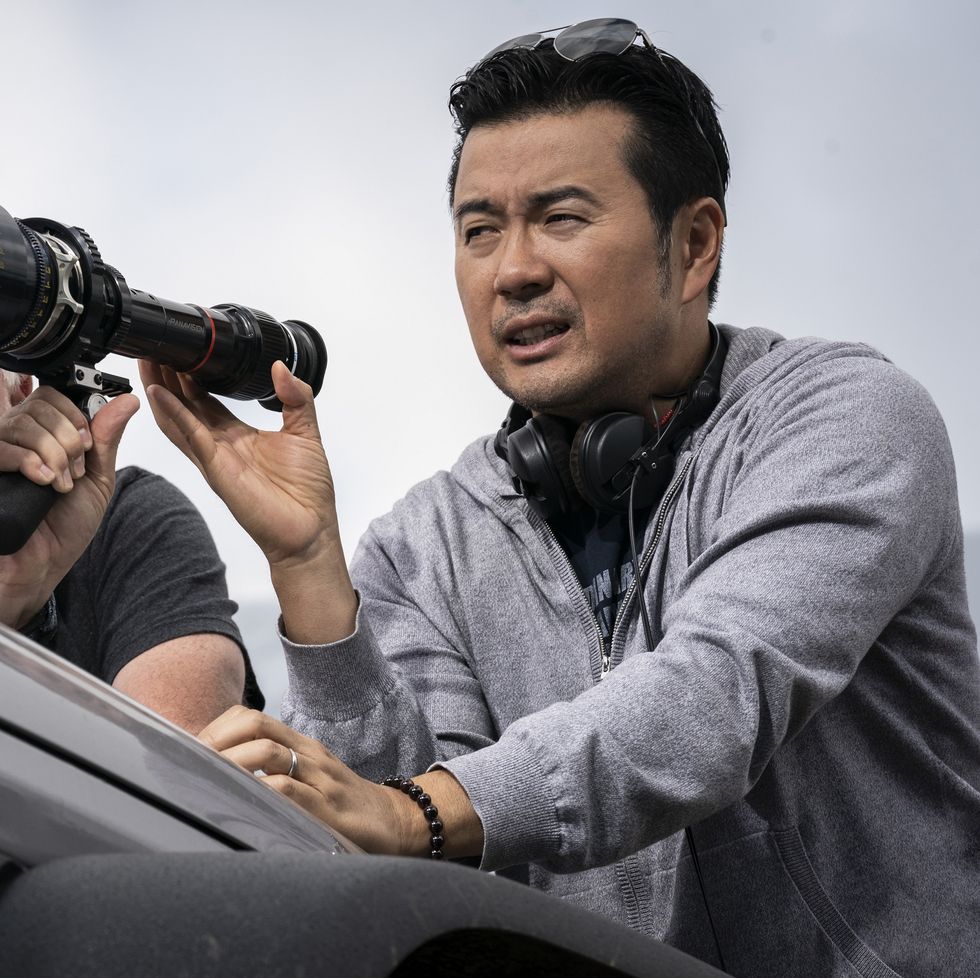 stephen f windon and justin lin on set of fast and furious 9