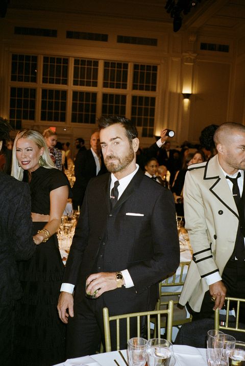 justin theroux in thom browne at the cfda awards