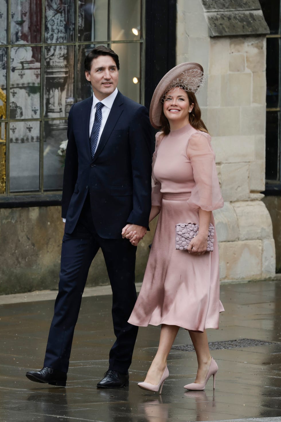 justin trudeau y sophie gregorie coronacion carlos iii