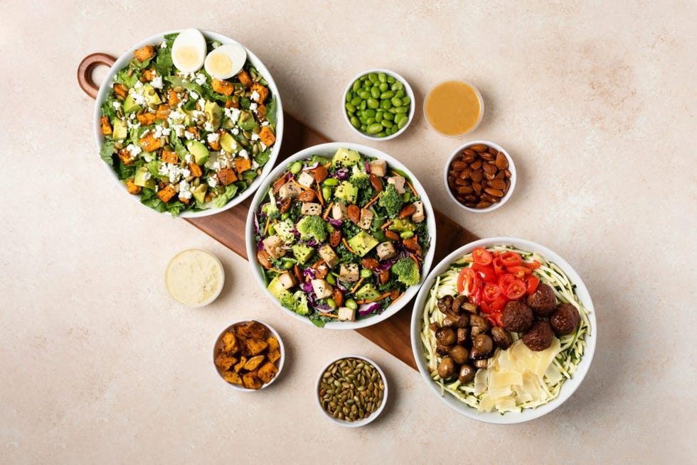 just salad climatarian menu
