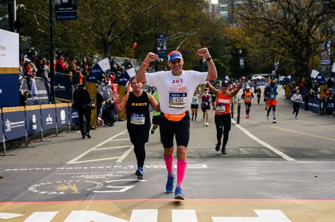 joseph david drake running the nyc marathon in 2021