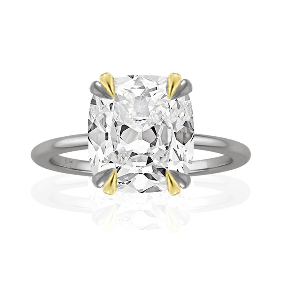 Ring, Engagement ring, Diamond, Fashion accessory, Yellow, Pre-engagement ring, Platinum, Jewellery, Gemstone, Metal, 