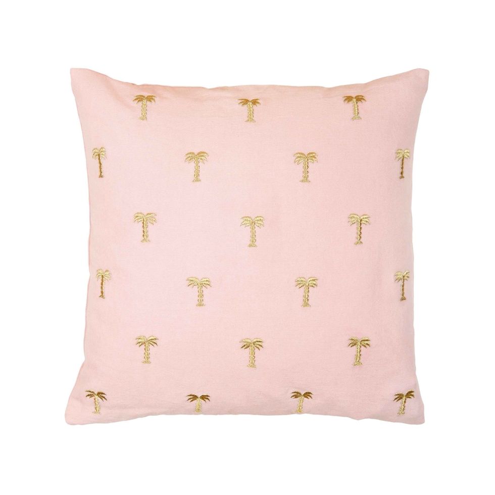 Throw pillow, Pink, Cushion, Pillow, Yellow, Furniture, Lilac, Pattern, Beige, Textile, 