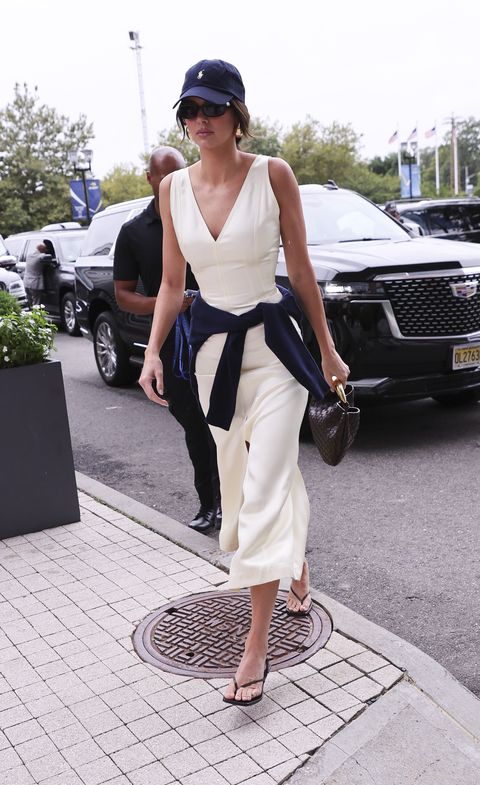 new york, ny   september 11 kendall jenner attends the mens final on day 14 of the us open 2022, 4th grand slam of the season, at the usta billie jean king national tennis center on september 11, 2022 in queens, new york city photo by jean catuffegc images