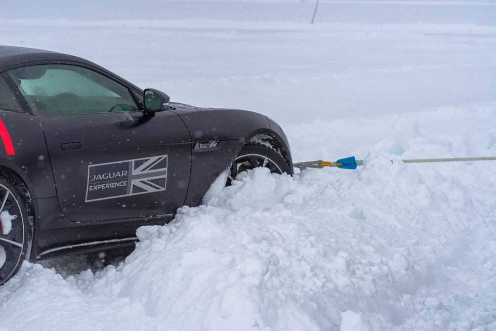 You Can Learn How to Snow Drift in a Jaguar While Driving in the Arctic  Circle