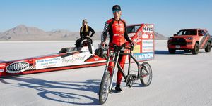 Denise Mueller-Korenek Bicycle Speed Record
