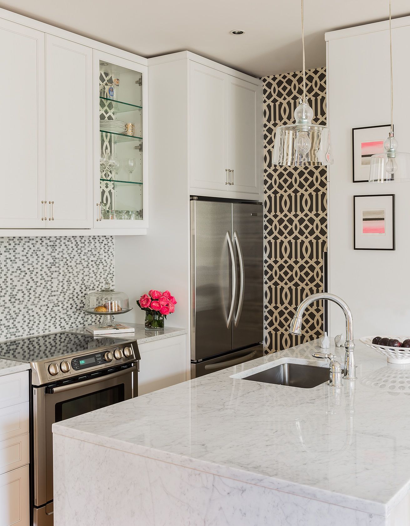 Kitchen Wallpaper: where to place it and pattern ideas