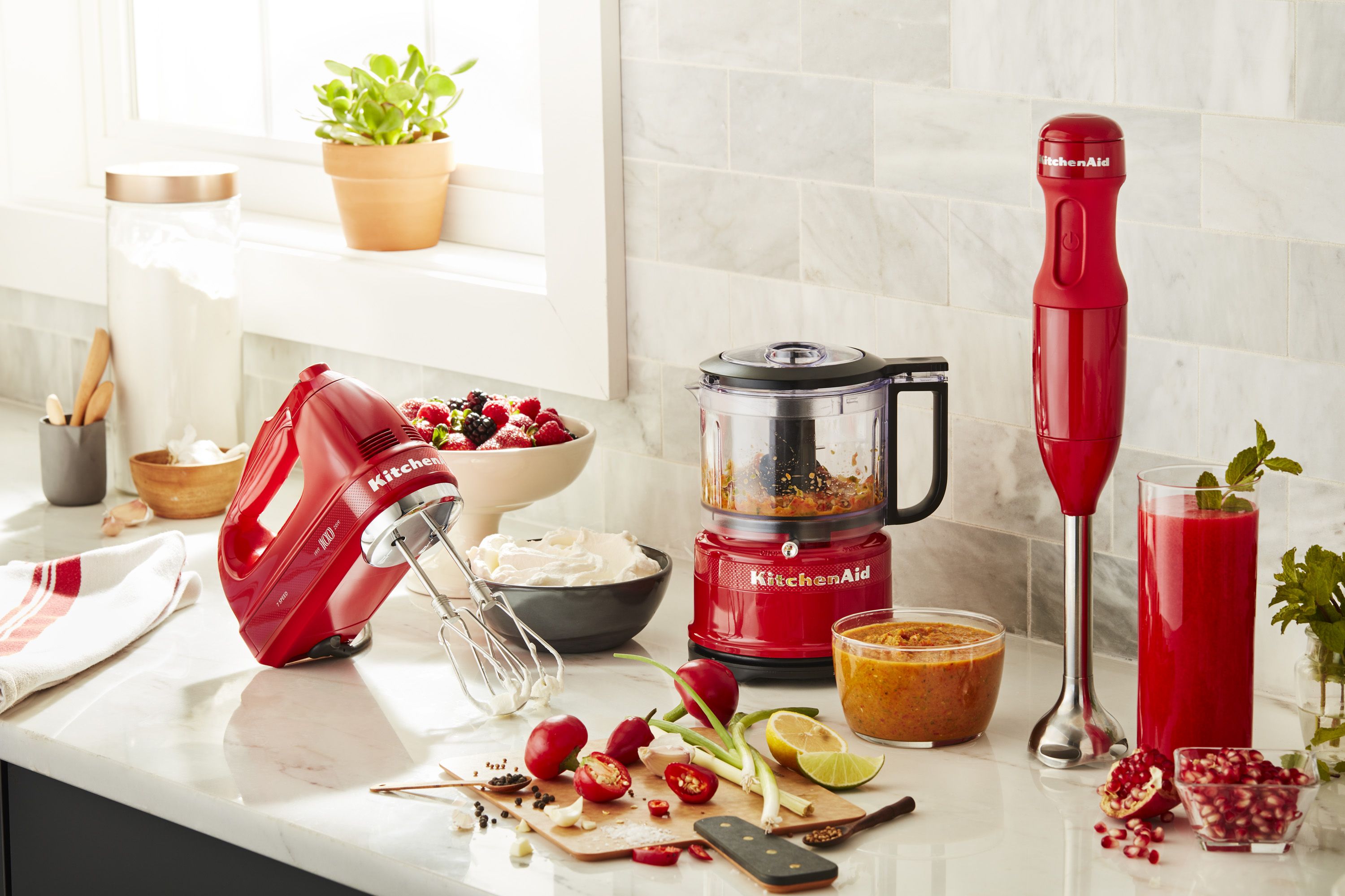 KitchenAid's 100 Year Anniversary Queen of Hearts Red Collection