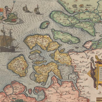 Verdronken dorpen in Zeeland een historische kaart van zeeland