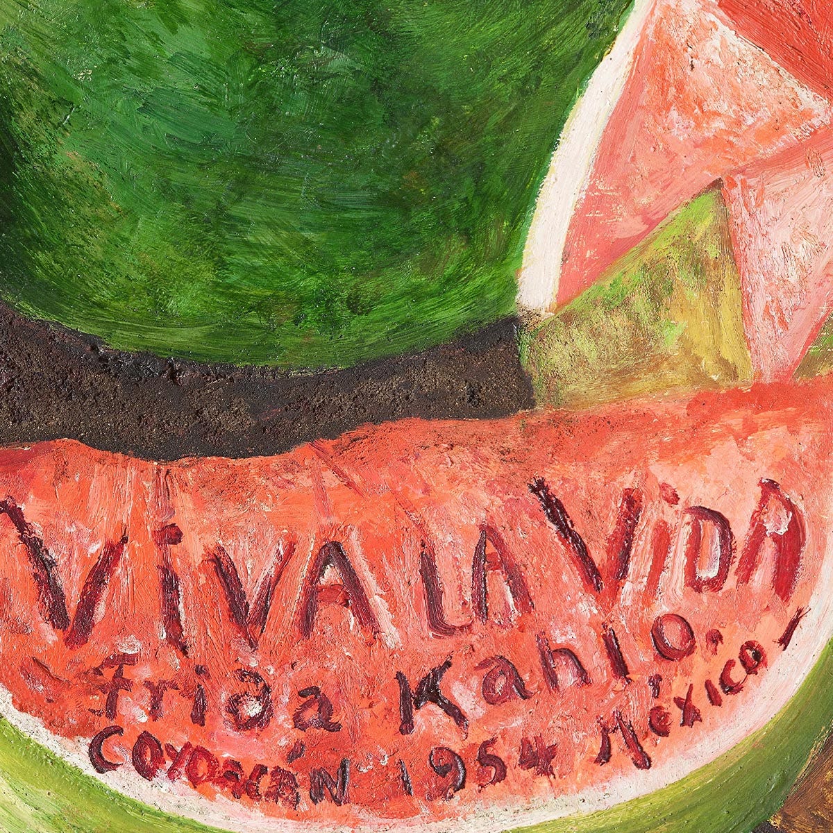 Frida Kahlo Viva la vida! angurie, 1954, 60×51 cm: Descrizione dell'opera