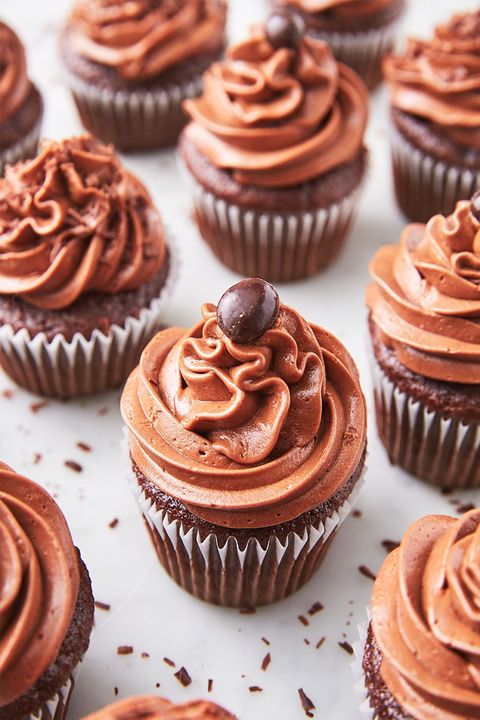 kahlua chocolate cupcakes with chocolate frosting