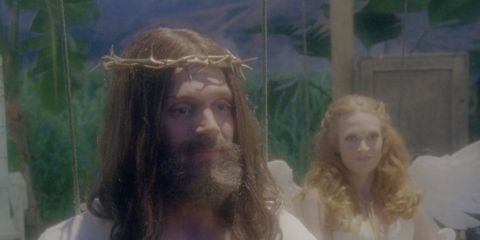 ​​Evan Peters as Jesus, in American Horror Story: Cult, "Drink the Kool-Aid," Season 7, Episode 9.​​​​​