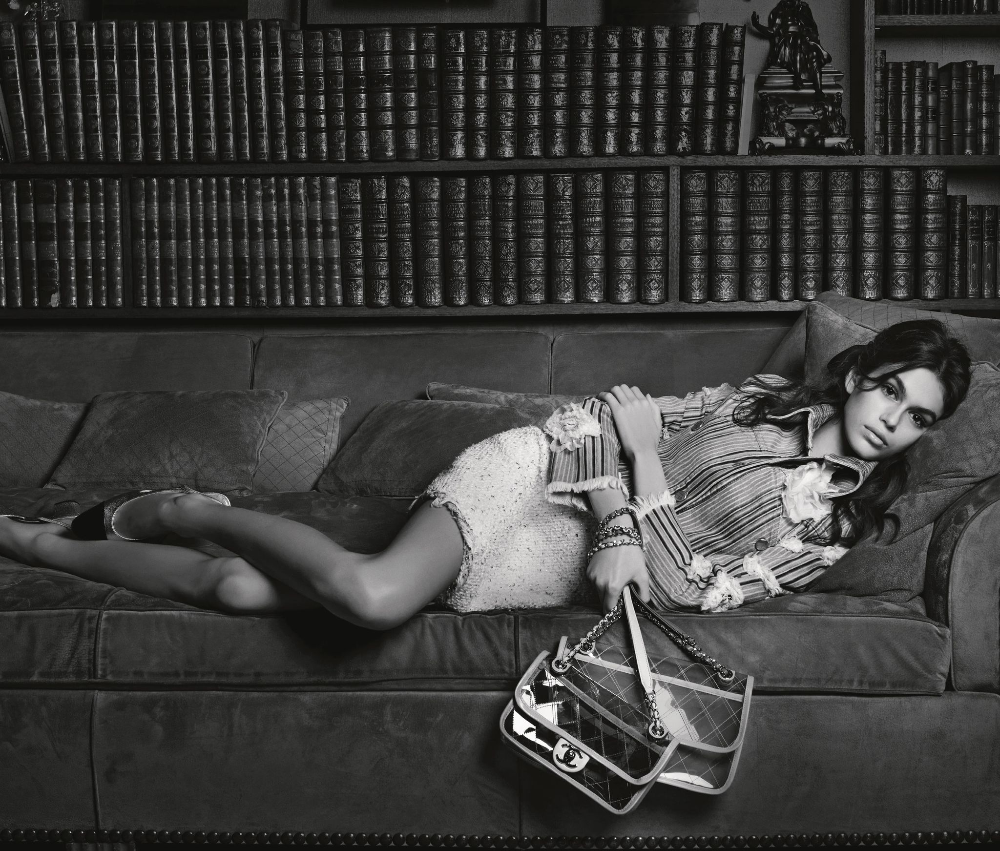 Kaia GErber se convierte en imagen de Chanel con 16 años en su primera campaña