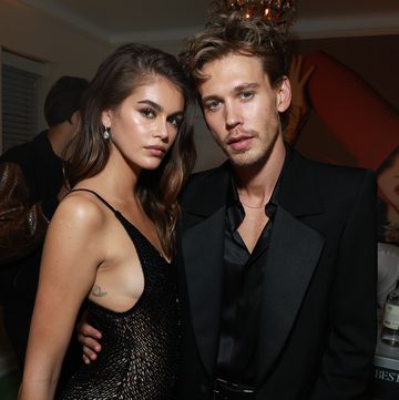 austin butler and kaia gerber at w magazine's annual best performances party