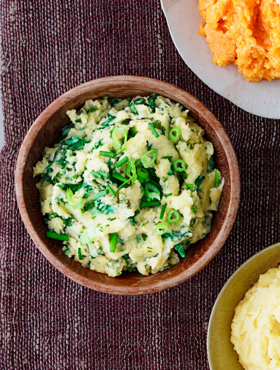 kale and horseradish potatoes