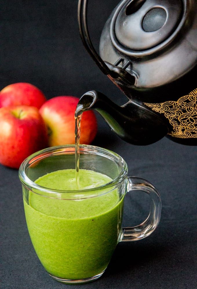 hot green smoothie
